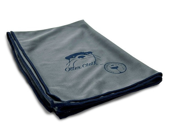 microfiber glass cleaning cloth 30"x30" inch commercial size gray