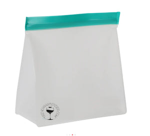 Ice Storage Bag PEVA Sealable Bag Designed for Clear Ice Cubes and Spheres Fresh Shut PEVA Bags 3 PACK