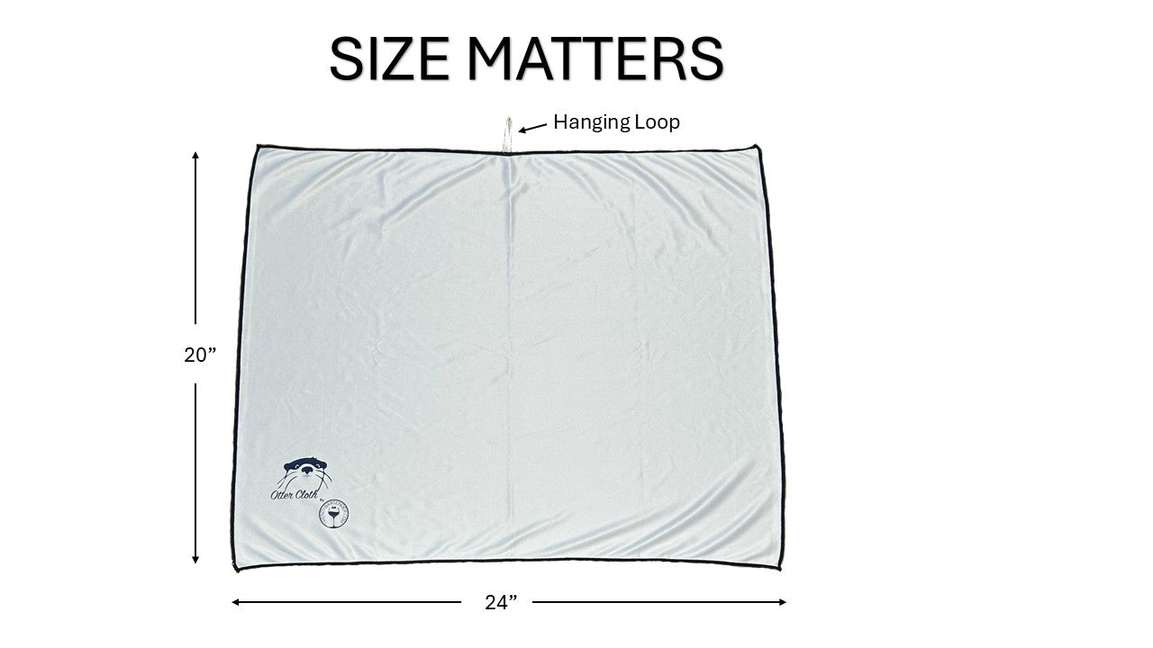 ultimate microfiber glass polishing cloth 5 Pack – 25x20 inch white