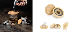 Whiskey Cocktail Kit with Torch and 4 Tins Flavored Wood Chips Cocktail Smoker Infuser Kit, Old Fashioned Drink Smoker Kit