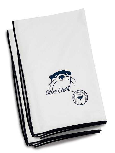 Wine Glass Polishing Cloth (2 Pack) – 25x20 inch - (White)