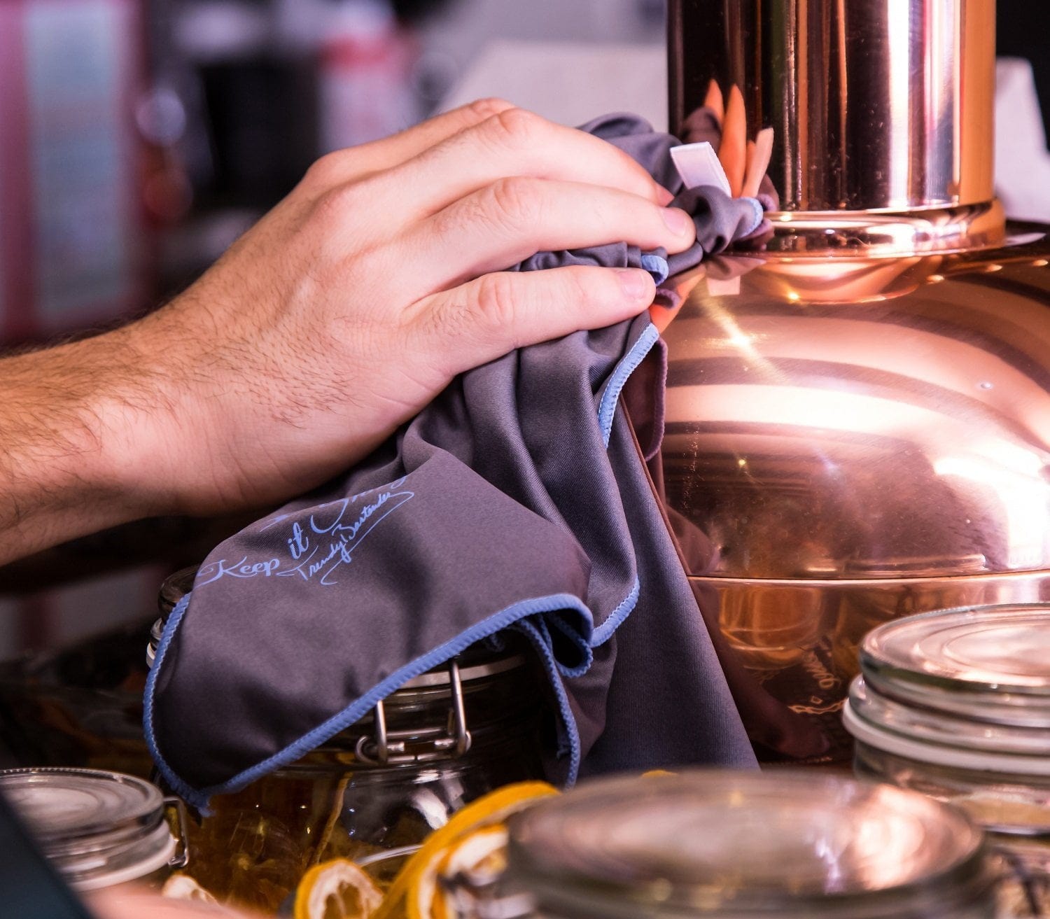 microfiber glass cleaning cloth 30"x30" inch commercial size gray